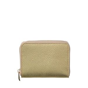 Persaman New York Jamie Zip Leather Wallet, Gold
